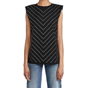 MUNTHE Singa Tee in Black Size EU 40